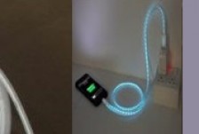 CABLE DE DONNÉES USB LUMINEUX POUR: IPAD4/ MINIIPAD/IPOD TOUCH 5/IPAD NONA 7